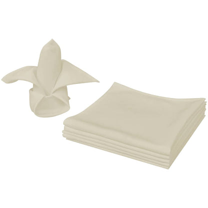 Dinner Napkins 50x50 cm Cream 100