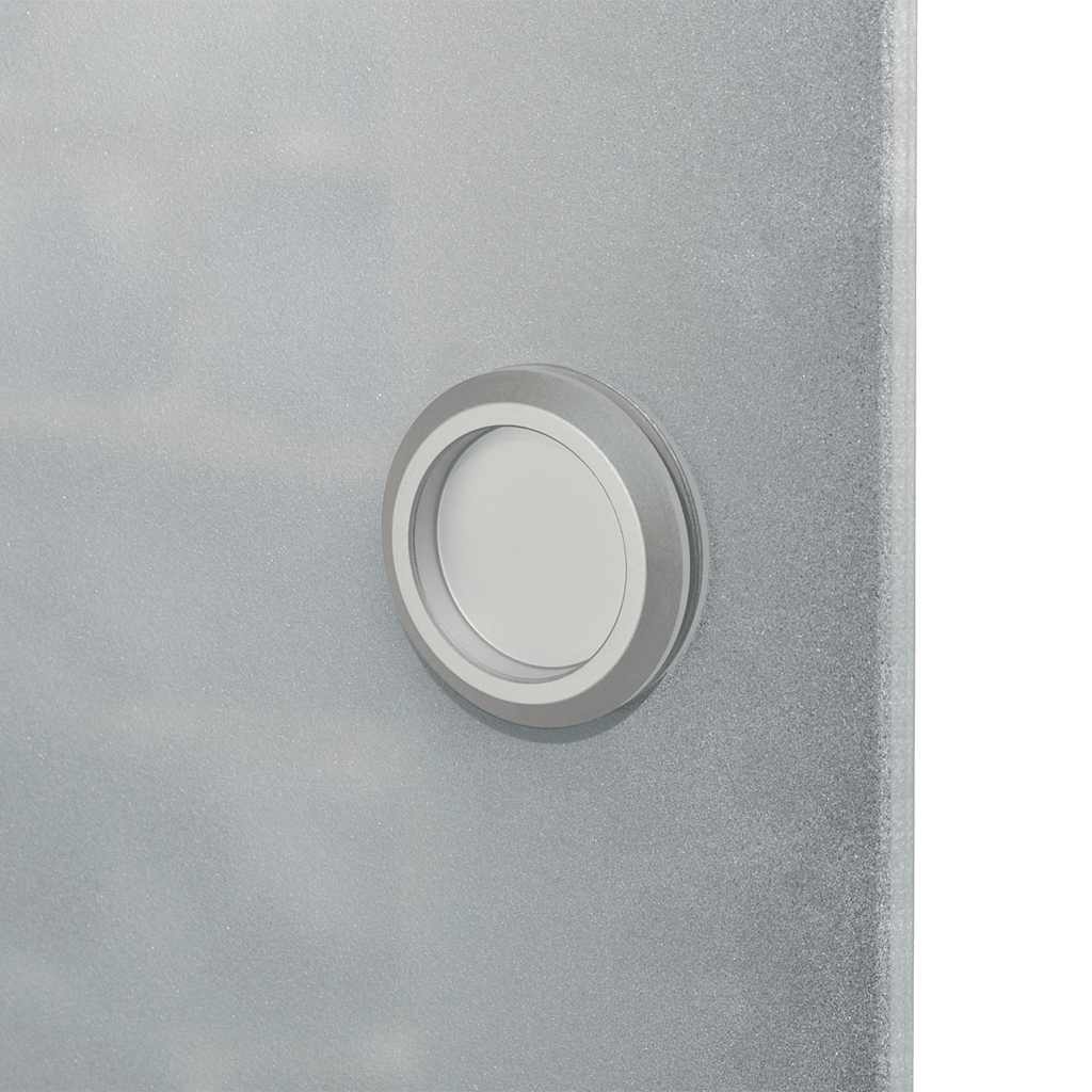 vidaXL Double Sliding Door Glass 4