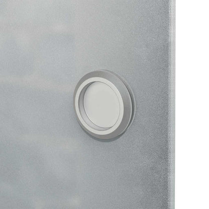 vidaXL Double Sliding Door Glass 4