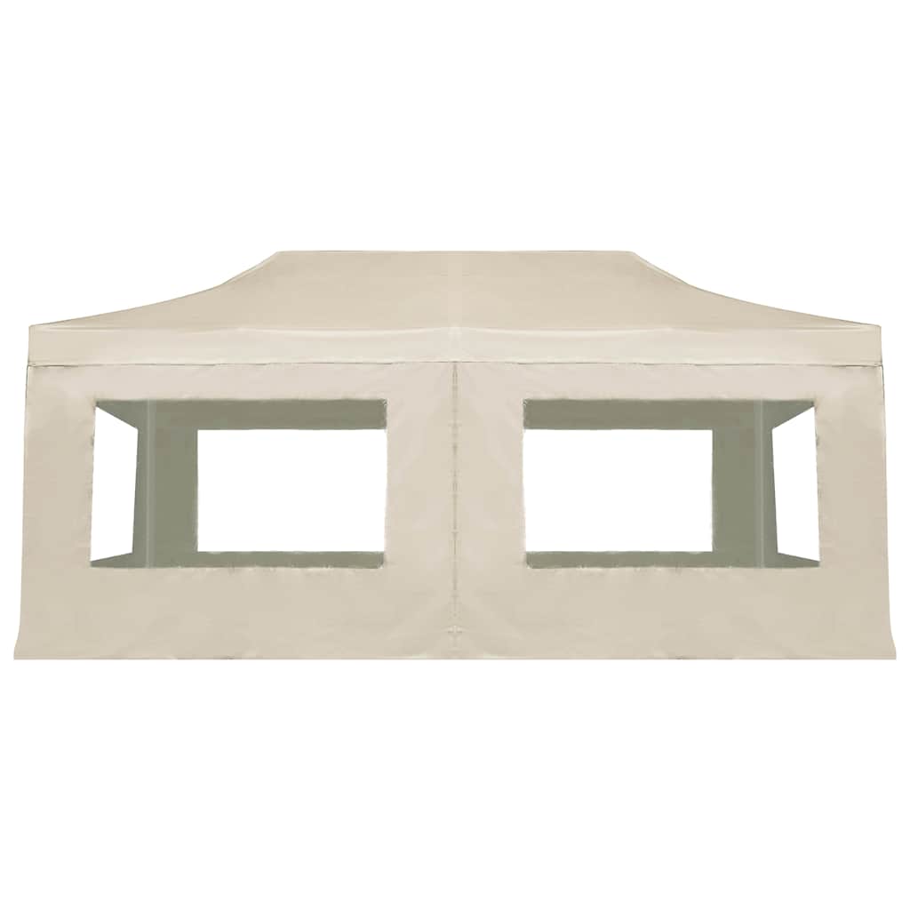 vidaXL Professional Folding Party Tent with Walls Aluminium 6x3m Cream 6