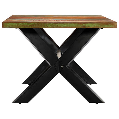 vidaXL Dining Table | Multicolour | Reclaimed Wood | 200 cm | Industrial 3