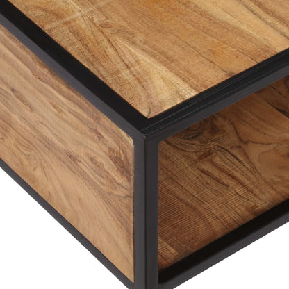 vidaXL Coffee Table 70x70x32 cm Solid Acacia Wood