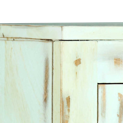 vidaXL Sideboard Light Blue 110x35x70 cm Solid Mango Wood 5