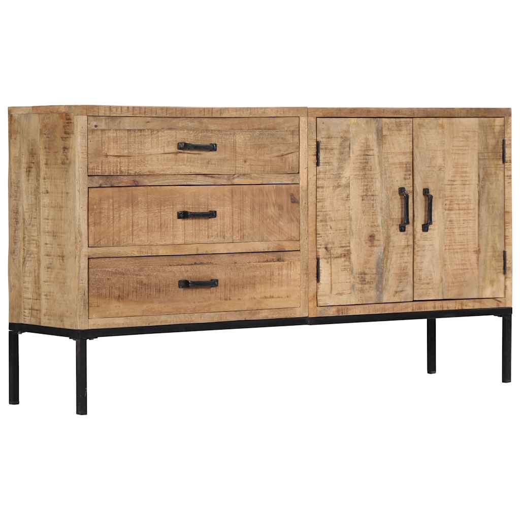 vidaXL Sideboard 140x35x75 cm Solid Mango Wood 1