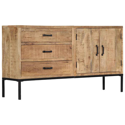 vidaXL Sideboard 140x35x75 cm Solid Mango Wood 1