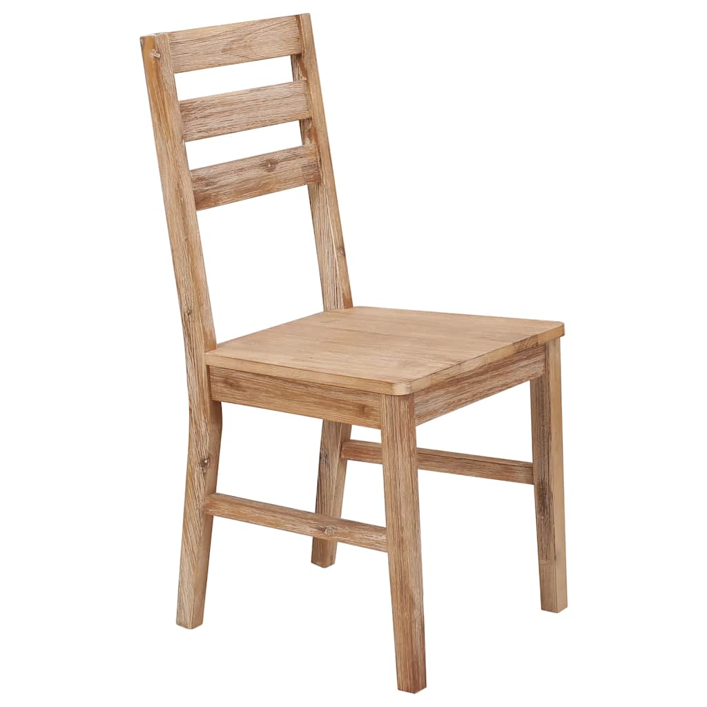 Dining Chairs Solid Acacia Wood 6