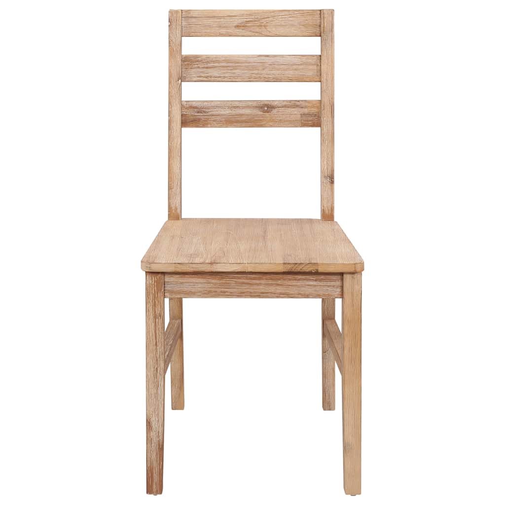 Dining Chairs Solid Acacia Wood 6