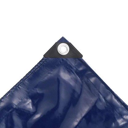 Tarpaulin 650 g/m² with Eyelets Blue 6 x 8 m