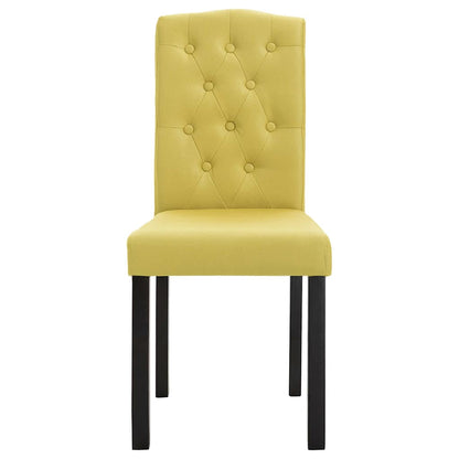 Dining Chairs Green Fabric 2