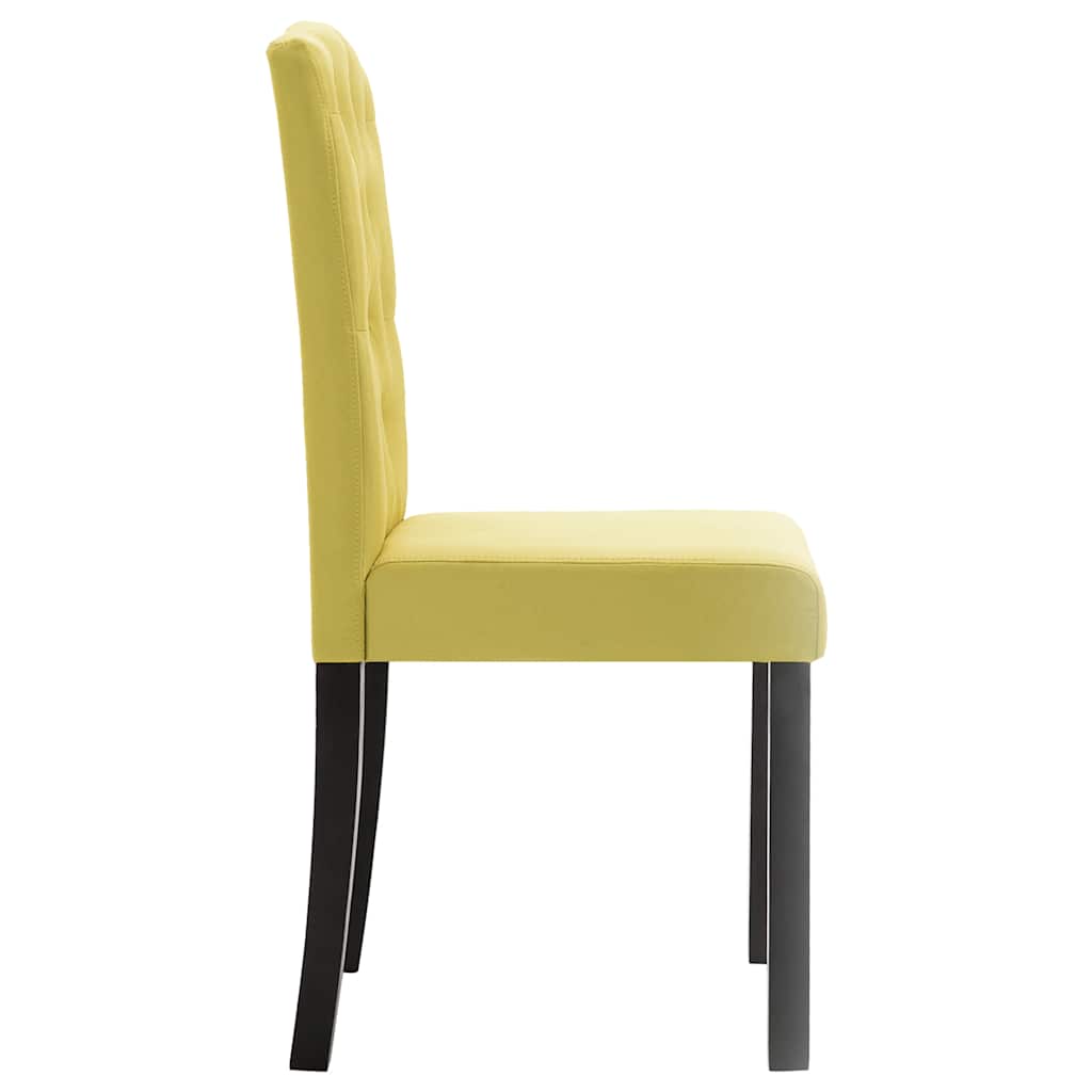 Dining Chairs Green Fabric 2
