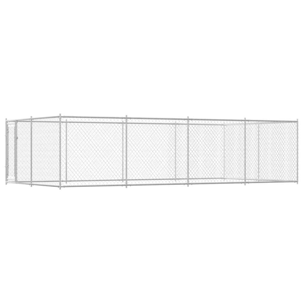 144938 vidaXL Outdoor Dog Kennel 7,6x3,8x1,9 m 2