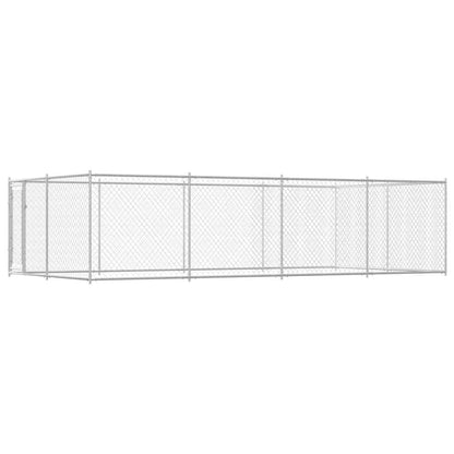 Outdoor Dog Kennel 7,6x3,8x1,9 m No