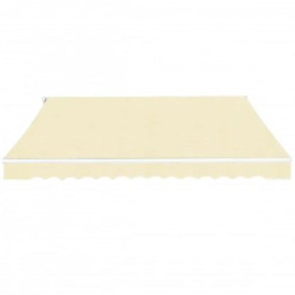 vidaXL Folding Awning Manual Operated 600 cm Cream 2