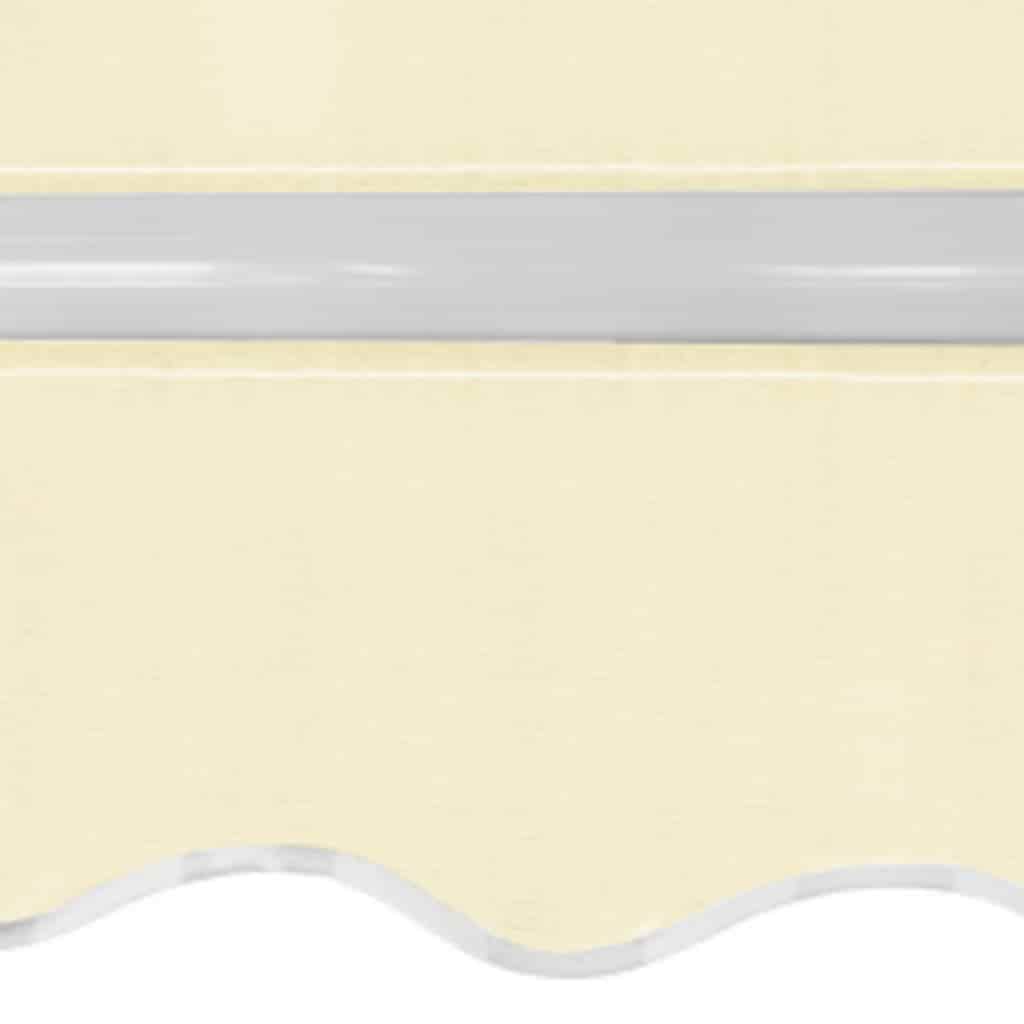 vidaXL Folding Awning Manual Operated 600 cm Cream 3