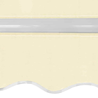 vidaXL Folding Awning Manual Operated 600 cm Cream 3