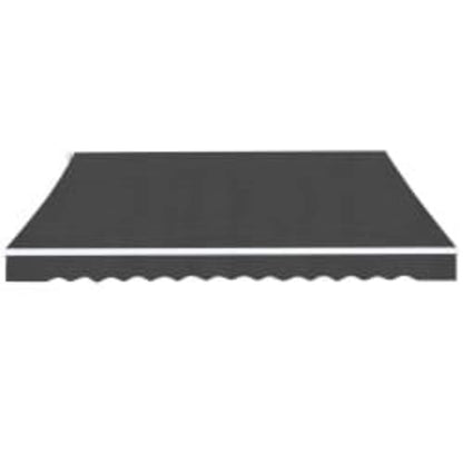 vidaXL Folding Awning Manual Operated 600 cm Anthracite 2