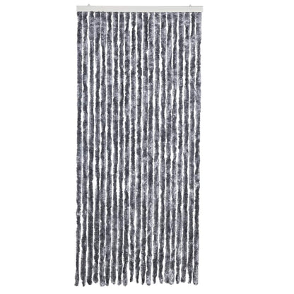 Insect Curtain 90x220 cm Chenille Silver