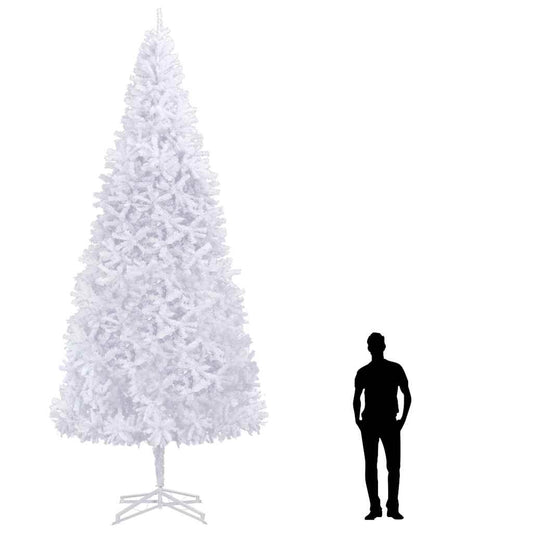 vidaXL Artificial Christmas Tree 500 cm White 1