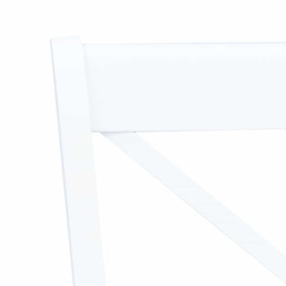 vidaXL Dining Set | White 6
