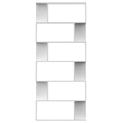 Book Cabinet/Room Divider 80x24x192 cm White