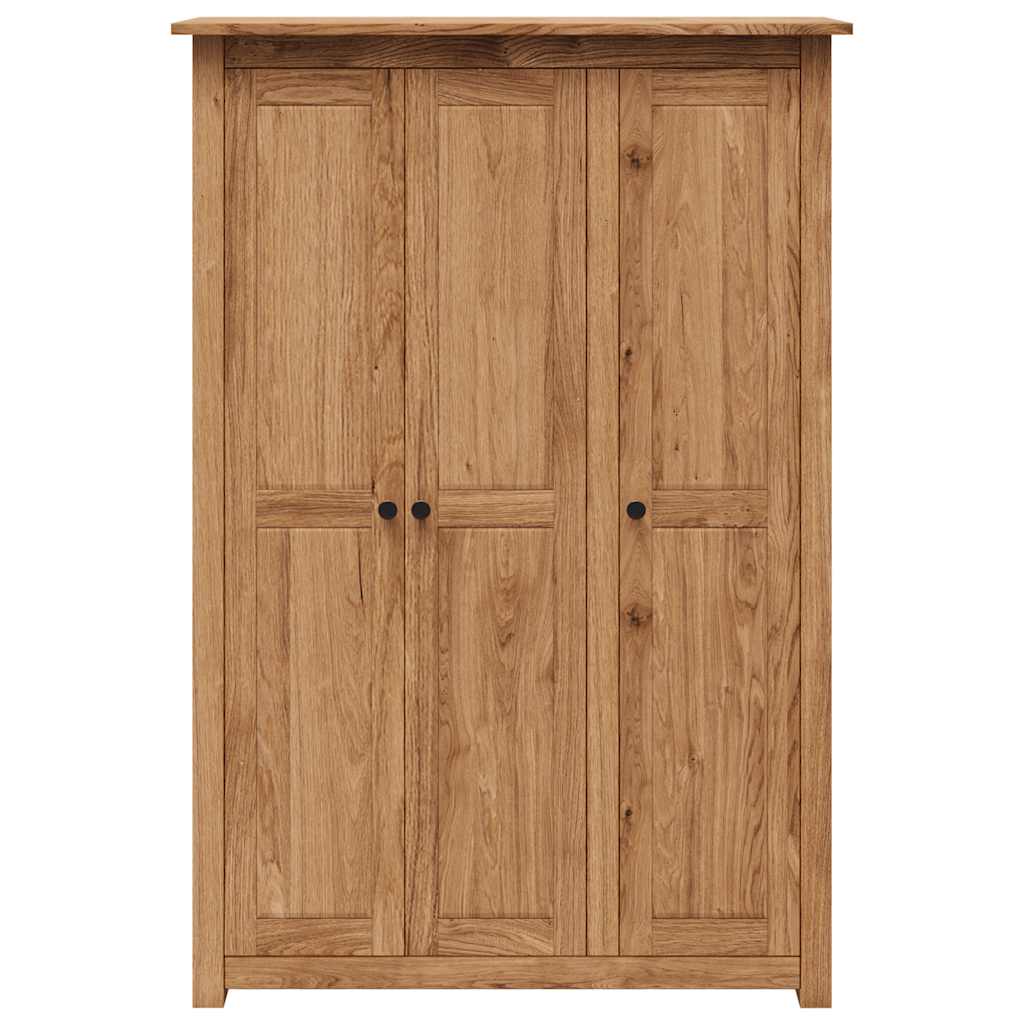282661 vidaXL 3-Door Wardrobe 118x50x171,5 cm Pine Panama Range 4