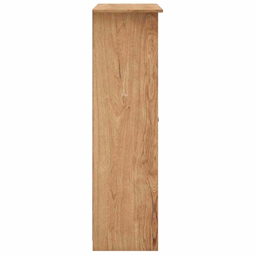 282661 vidaXL 3-Door Wardrobe 118x50x171,5 cm Pine Panama Range 6