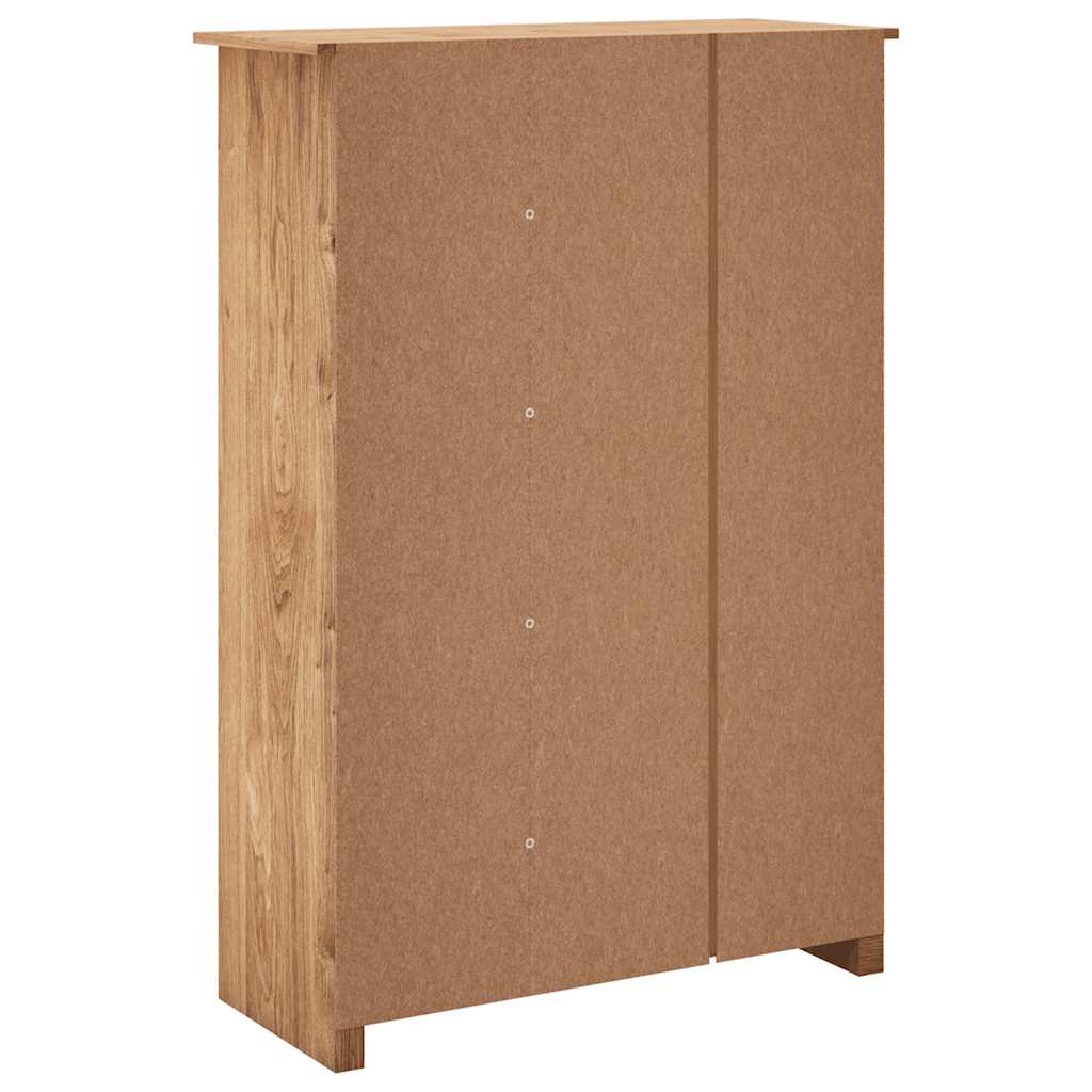 282661 vidaXL 3-Door Wardrobe 118x50x171,5 cm Pine Panama Range 5