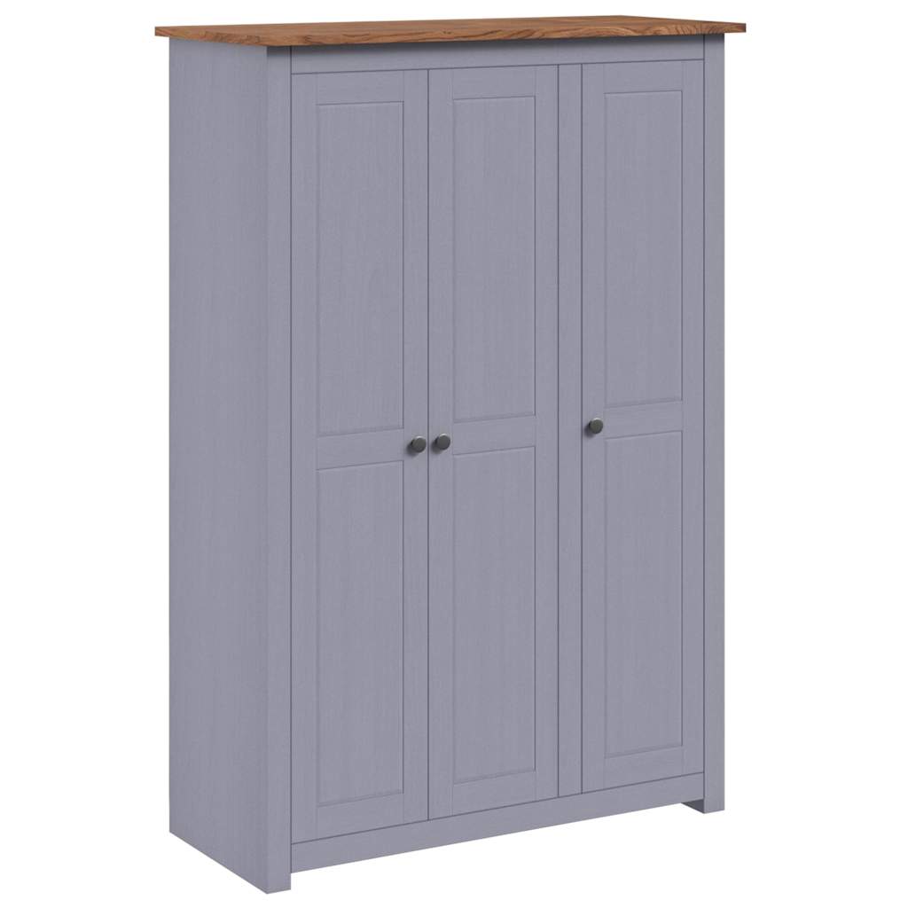 Wardrobe 80x50x171,5 cm Solid Pine Panama Range Grey