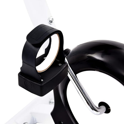 vidaXL Exercise Bike with Belt Resistance Black