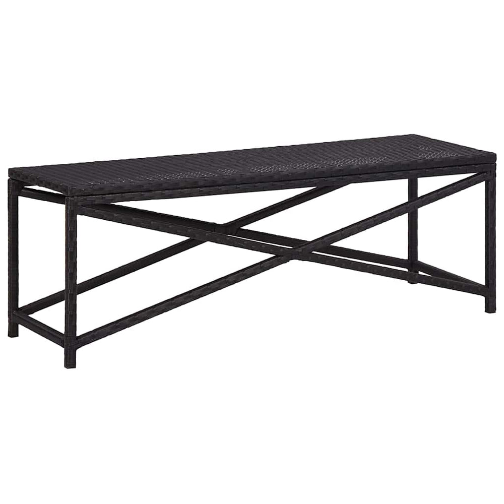vidaXL Garden Bench Poly Rattan