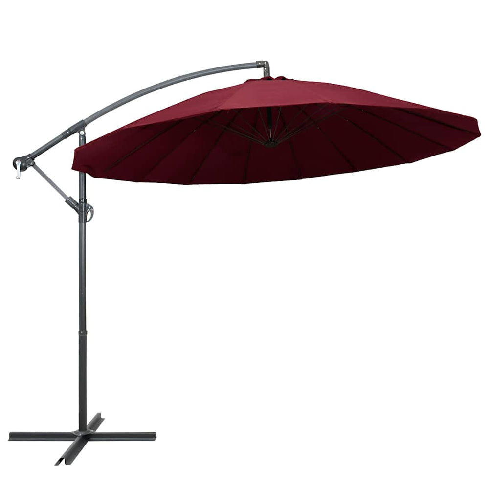 vidaXL Hanging Parasol 3 m Aluminium Pole