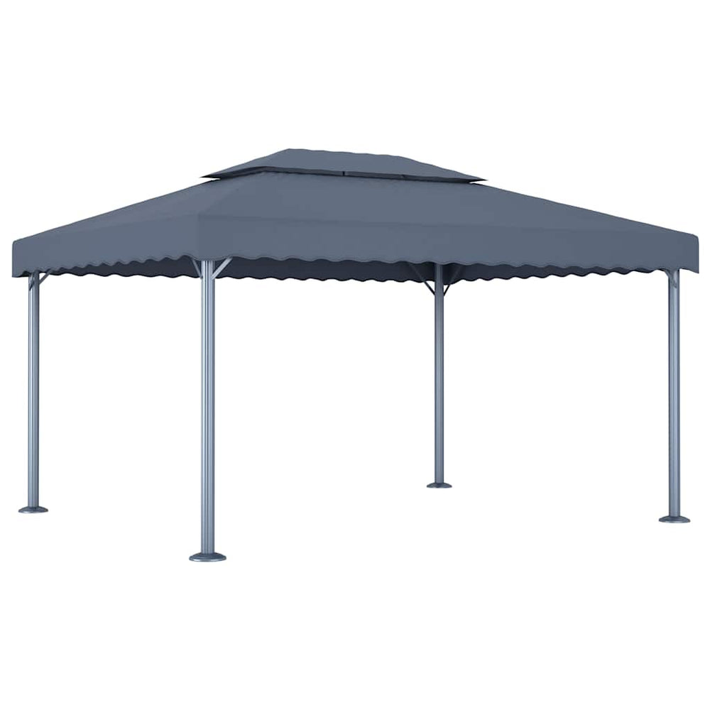 vidaXL Gazebo | Anthracite | Aluminium | 400x300 cm | UV-resistant materials