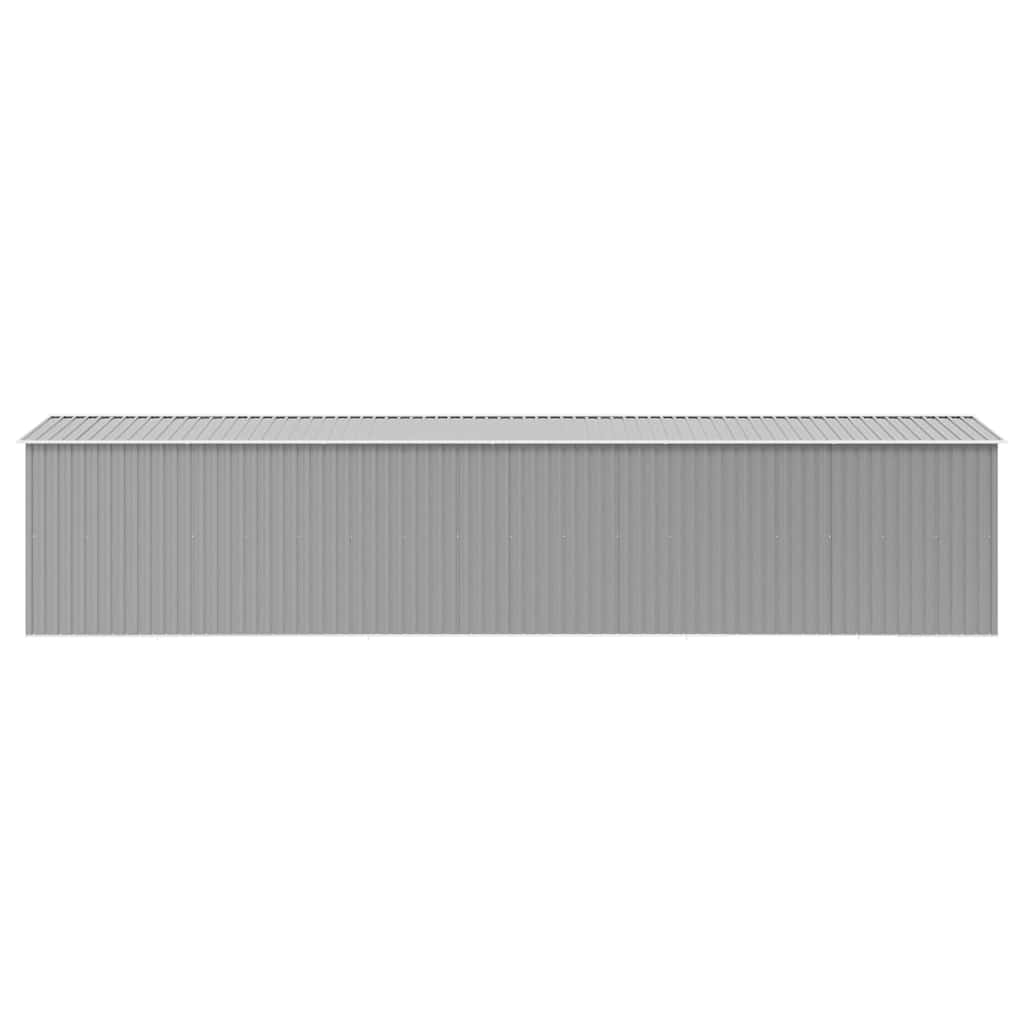 47033 vidaXL Garden Shed Grey 257x779x181 cm Galvanised steel 6