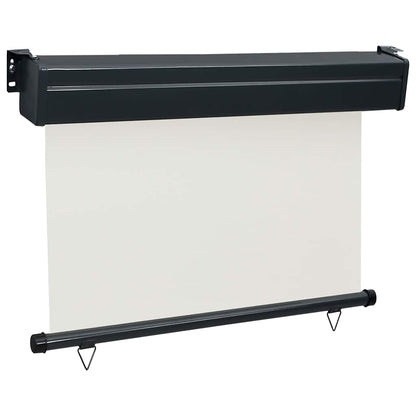 Balcony Side Awning 85 x 250 cm Cream