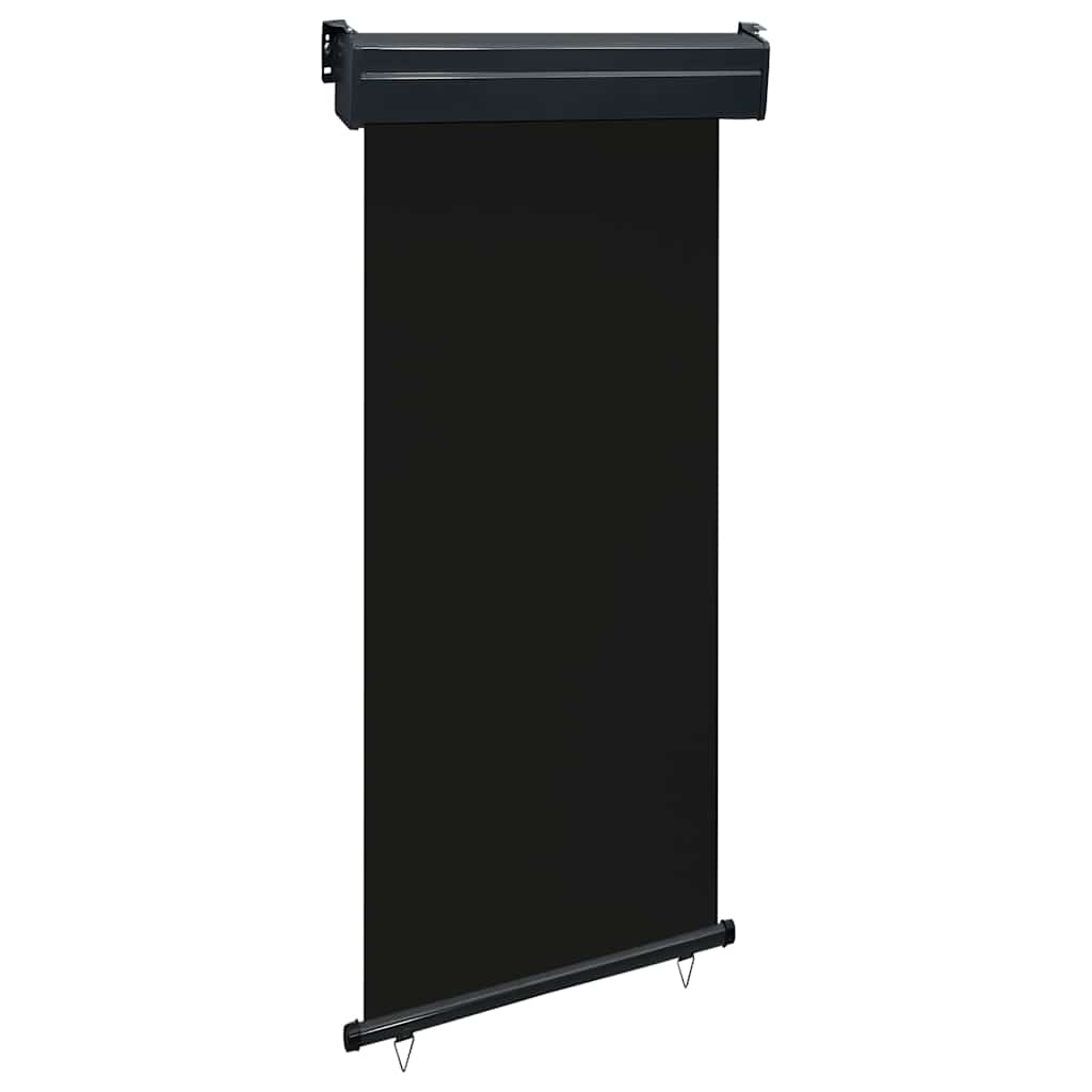Balcony Side Awning 105 x 250 cm Black