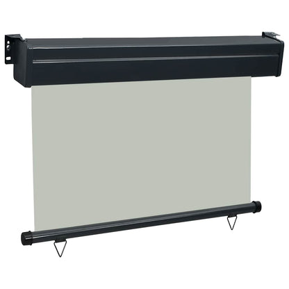 Balcony Side Awning 105 x 250 cm Grey