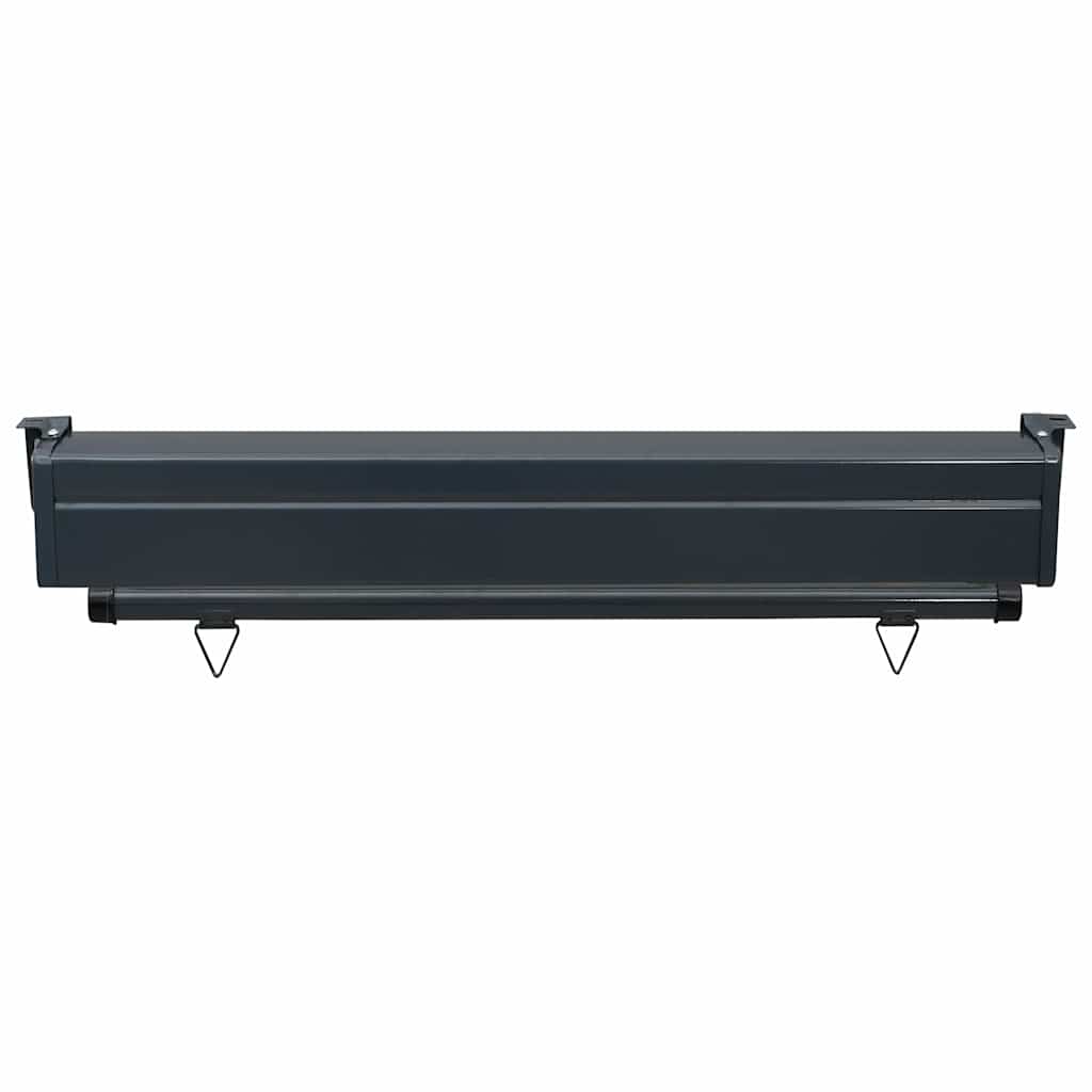 Balcony Side Awning 105 x 250 cm Grey