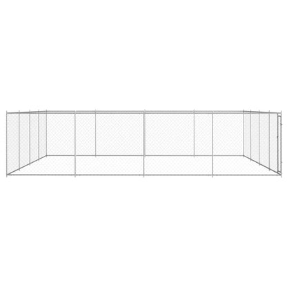 Outdoor Dog Kennel Galvanised Steel 760 cm 760 cm