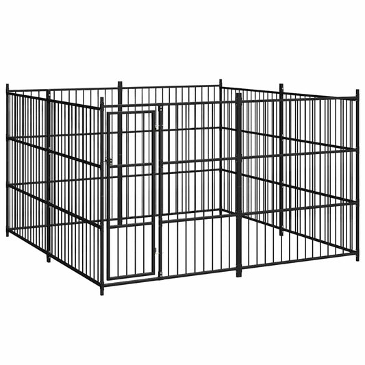 170894 vidaXL Outdoor Dog Kennel 300x300x185 cm 2