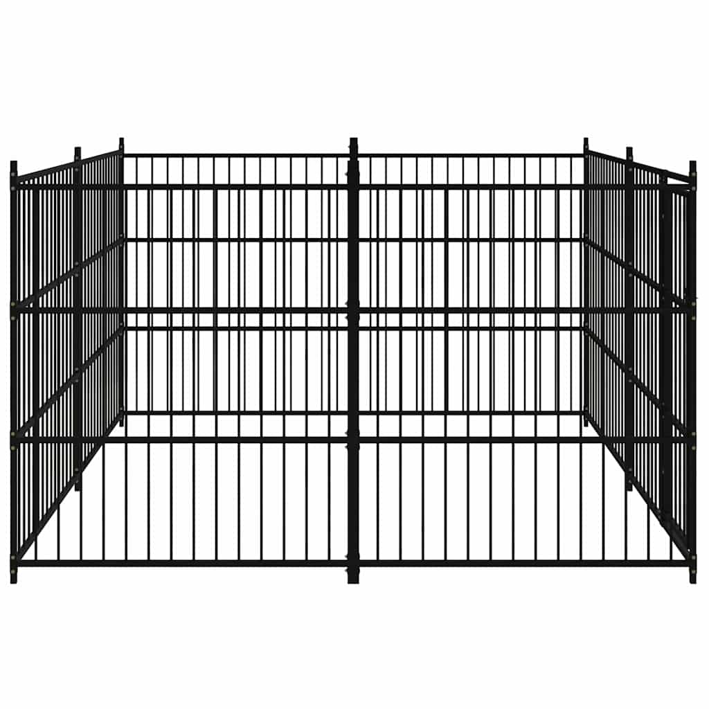 170894 vidaXL Outdoor Dog Kennel 300x300x185 cm 4