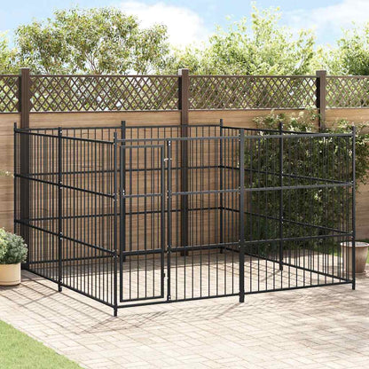 170894 vidaXL Outdoor Dog Kennel 300x300x185 cm 1