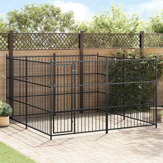170894 vidaXL Outdoor Dog Kennel 300x300x185 cm 1