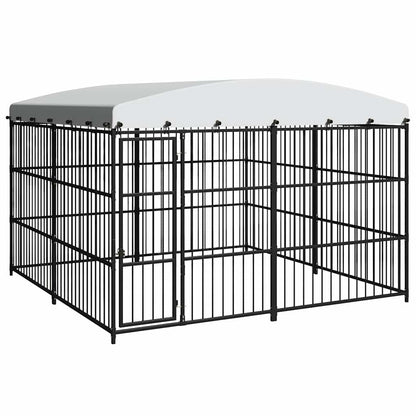 170895 vidaXL Outdoor Dog Kennel with Roof 300x300x210 cm 2