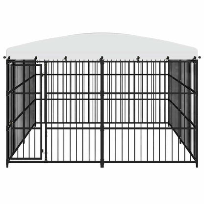 170895 vidaXL Outdoor Dog Kennel with Roof 300x300x210 cm 3