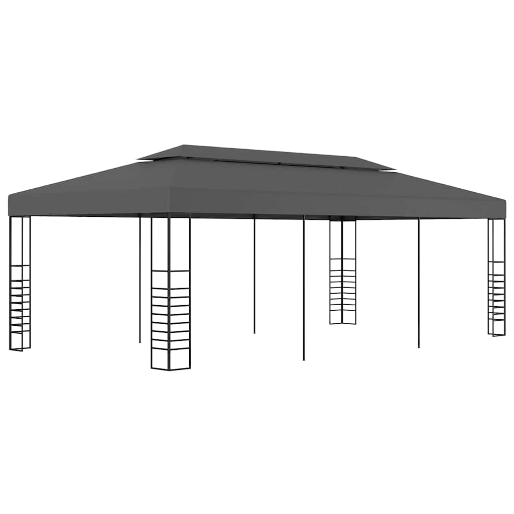 Gazebo Anthracite 3 x 6 m