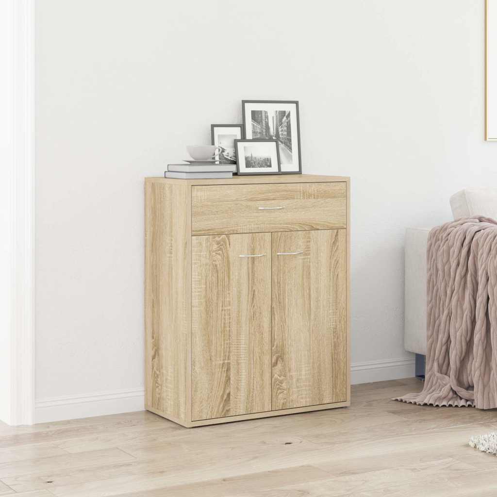 Sideboard 60x30x75 cm Engineered Wood Sonoma oak