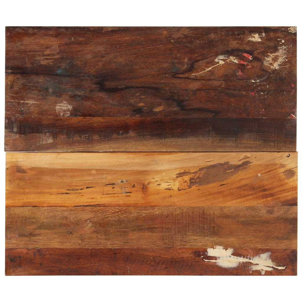 Rectangular Table Top Solid Reclaimed Wood 60 x 70 cm 15-16 mm