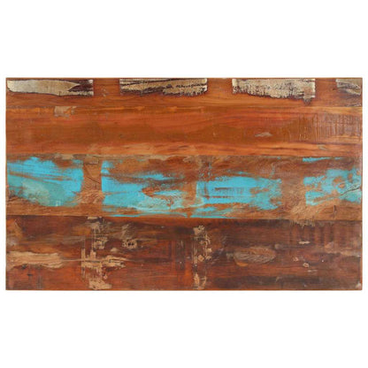 Rectangular Table Top Solid Reclaimed Wood 60 x 100 cm 15-16 mm