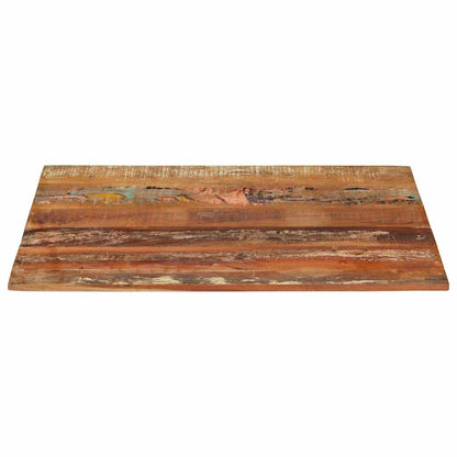 Rectangular Table Top Solid Reclaimed Wood 70 x 90 cm 15-16 mm