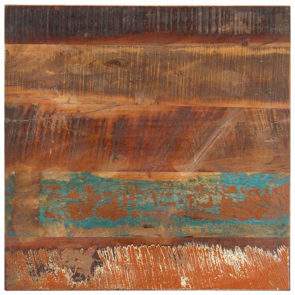 Rectangular Table Top Solid Reclaimed Wood 60 x 60 cm 25-27 mm